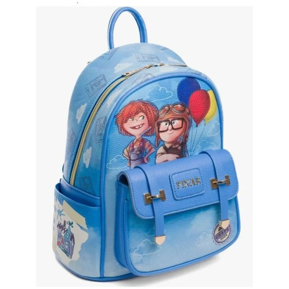 Disney UP Movie Mini Backpack Pixar Small Travel Carl Ellie House Backpack NWT